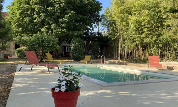 Saint-Marcellin-les-Vaison House | Renovated Gîte with Private Pool and Ocean Views