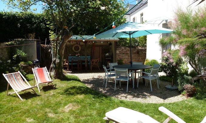 Paimpol House | Charming Character House with Ocean View and Enclosed Garden