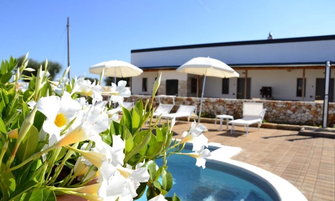 Conversano Other | Cozy Elimene Double Bedroom with Pool and Spa Access