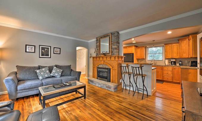 Charlotte House | Inviting Charlotte Area Home with Kitchen & Patio Retreat