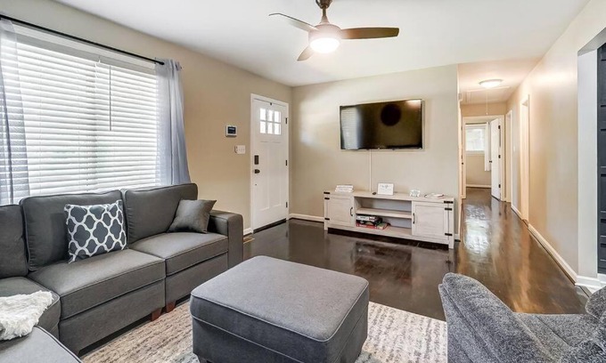 Oak Forest House | Pet-Friendly Charlotte Charm Haven with Outdoor TV