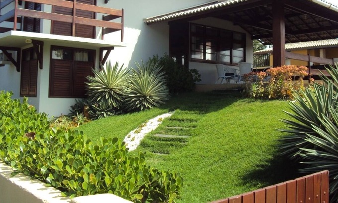 Barra Mar House | Charm and comfort w / view w / the sea. Beautiful garden w / pool - 04 suites.