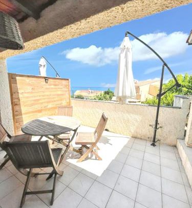 Bravone Apartment | Cozy Studio Near Linguizzetta Beaches with Terrace