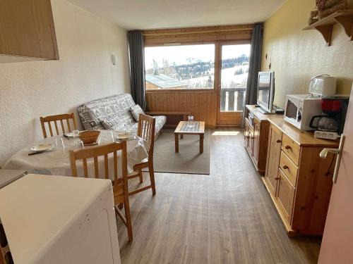 Les Saisies Apartment | Bright Studio Near Center with Balcony & Mont Bisanne View