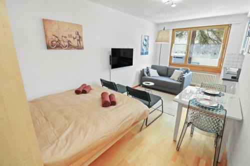 Leukerbad Apartment | Cozy Studio Near the City Center - Perfect for Families
