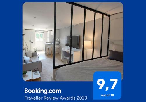 Saint-Rambert Apartment | Cozy Studio Retreat in Lyon 9e Mont d'or, Rated 9.6/10