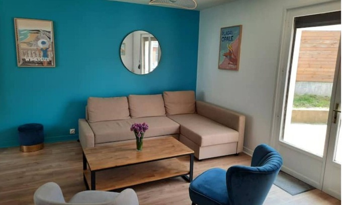 Wimille House | Relaxing Maison for 8 Near Wimereux with Ocean Views