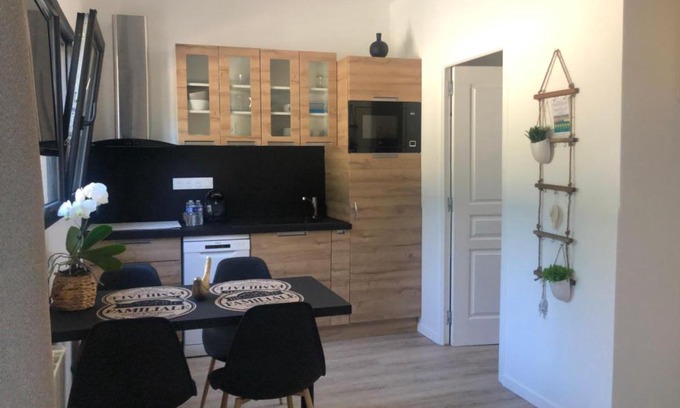 Langrune-sur-Mer House | Cozy Cottage with Terrace, Steps from the Beach