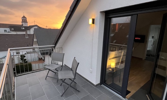 Neureut Sudlicher Teil Apartment | Stylish Studio Apartment in Karlsruhe - Perfect for Families