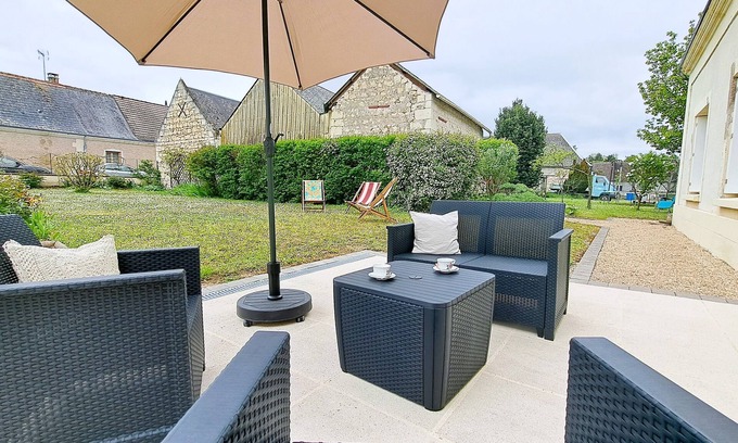 Saint-Patrice House | Charming Retreat in Touraine: Nature, Châteaux & Pet-Friendly