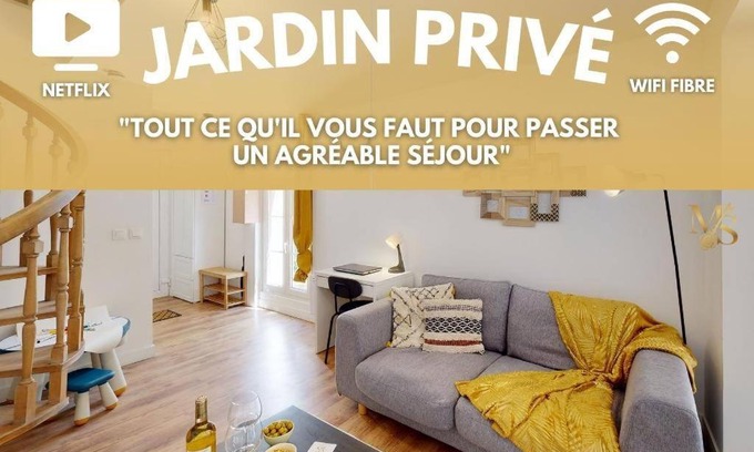 Perigueux Apartment | Enchanting Charme & Jardin Privé in Périgueux