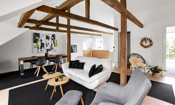Fredericia Apartment | Ocean View Retreat - 4-Star Stay with Family-Friendly Amenities