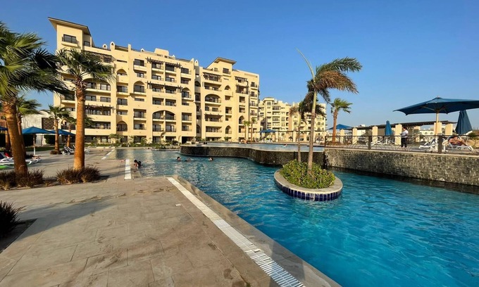 Sakkala Apartment | Cozy 1-Bed Apartment with Pool in Hurghada Aldau Heights