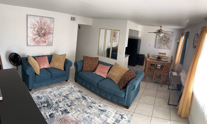 Paradise Apartment | Convenient 1st Floor Escape: Near Airport & LV Strip