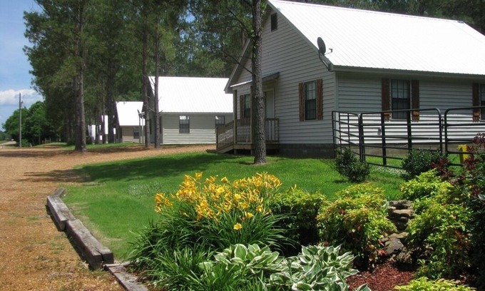 Sardis Cabin | Charming 2-bedroom cabin with AC just 3 miles from Sardis lake.