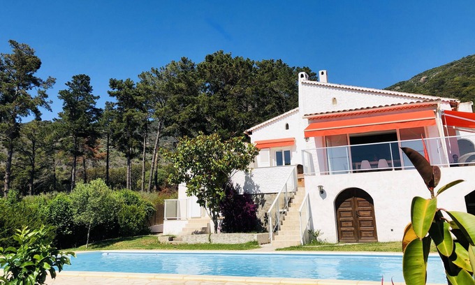 Coggia House | Elegant Villa with Ocean View & Pool in Sagone, Corsica