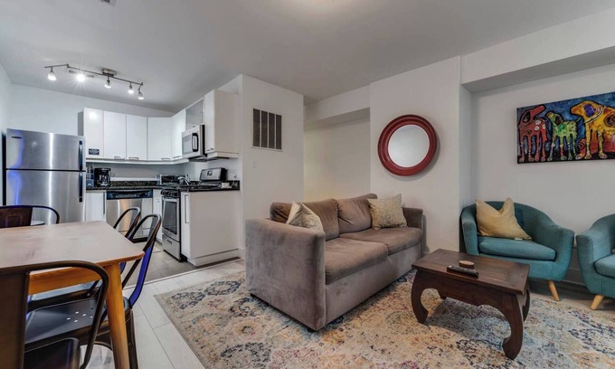 Columbia Heights Apartment | Stylish 2BD/1BA Near Metro - Guest Rated: 9.8