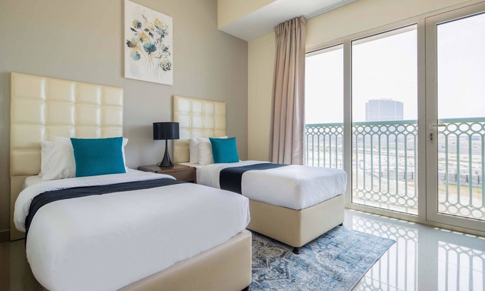 Jebel Ali Apartment | Convenient 2BR Retreat with Pool in Jabel Ali