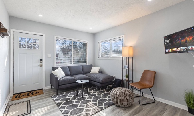 Lansing House | Modern South Lansing Retreat Near MSU with Pet-Friendly Perks