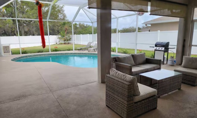 Parrish Villa | Inviting 3BD/3Bath Retreat with Pool near Beaches & Shops