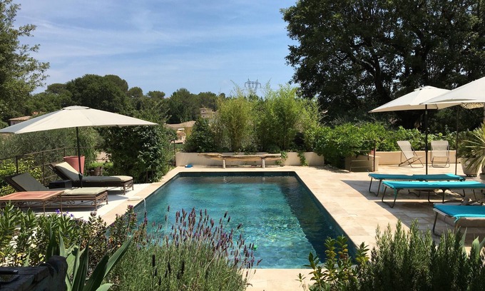 Valbonne Villa | Idyllic Country House with Pool in Valbonne's Green Oasis