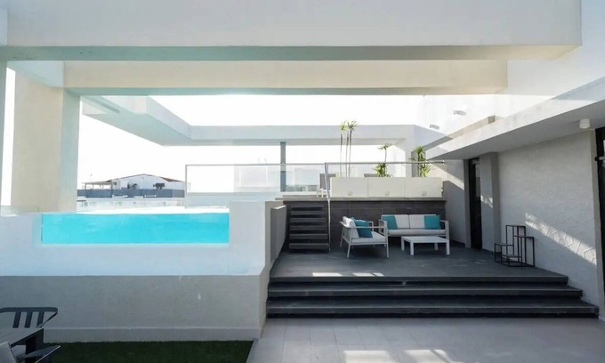 Sarasota Apartment | Elegant 2BR Apartment with Pool, BBQ & Rooftop Oasis