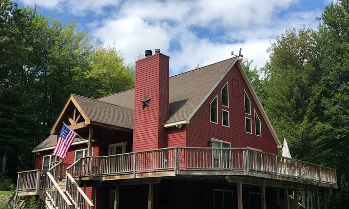 West Kill House | Private Catskill Chalet with Pool and Family Amenities