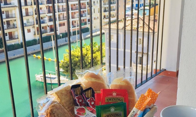 Port Saplaya Apartment | Cozy Ocean View Apartment with Pool & Kitchen Amenities