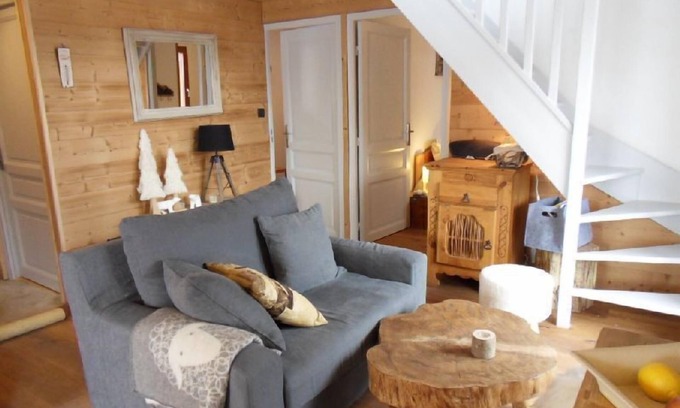 Saint-Chaffrey Apartment | Inviting Apartment at Serre Chevalier Chantemerle for 9
