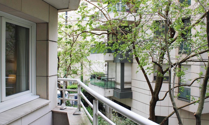 Gambetta Apartment | Inviting Apartment with Balcony in Courbevoie for Families