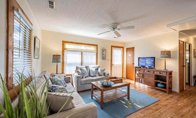 Avon Cottage | Cozy Beach Cottage Steps from the Ocean - Pet Friendly!