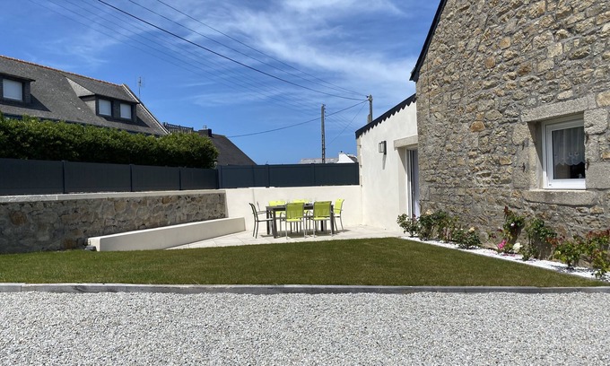 Plouescat House | Quaint Breton House Steps from the Beach with Family Amenities