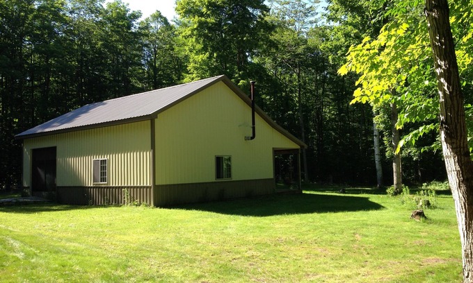 Cheboygan House | Inviting Cabin Near Mackinac Bridge, Sleeps 6 on Secluded Land
