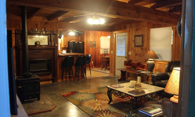 Sunset Cabin | Scenic Cabin in Eastatoee Valley with River Deck Access