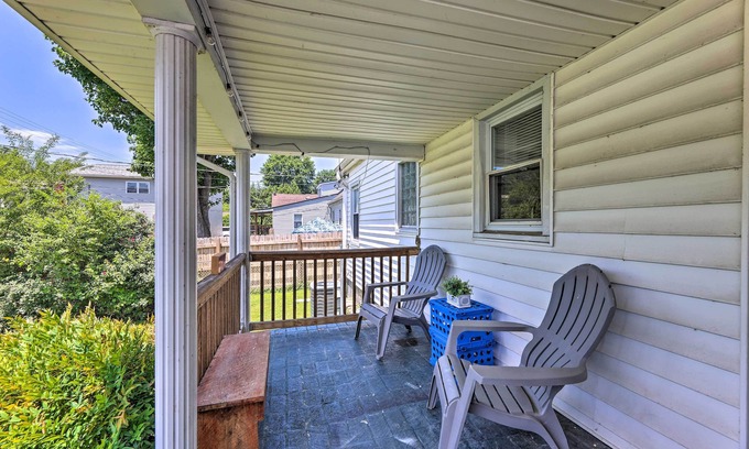 Kanawha City Cottage | Inviting Charleston Home with Yard, Fire Pit & Pet Friendly