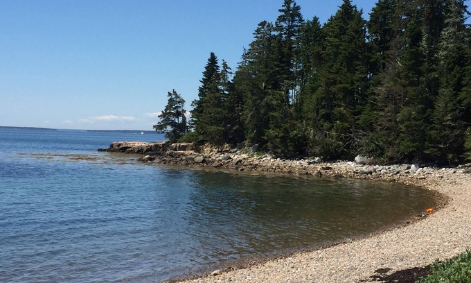 Bernard Cottage | Serene Oceanfront Escape with Pool Near Acadia National Park