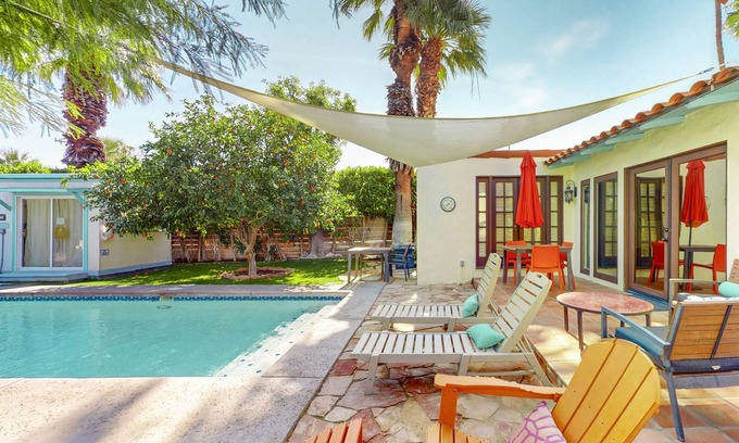 Chino Canyon House | Delightful Desert Retreat with Pool, Spa & Garden Oasis