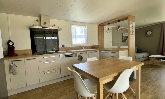 Les Mathes House | Eco-Friendly Ecolodge with Year-Round Heated Pool