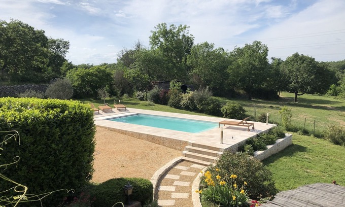Bouquet Other | Serene Farmhouse Retreat with Pool & Spa near Mont Bouquet