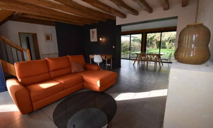 Saint-Pierre-des-Corps House | Inviting Farmhouse Retreat with Garden Near Tours