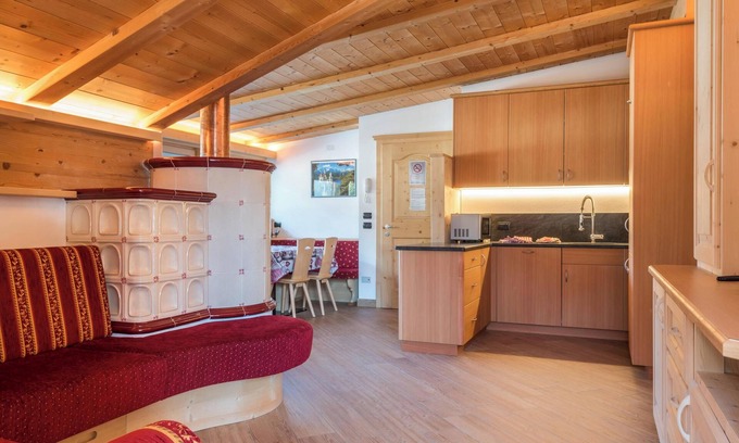 Canazei Apartment | Mountain View Retreat: Villa Doris with Spa & Pet-Friendly Stay