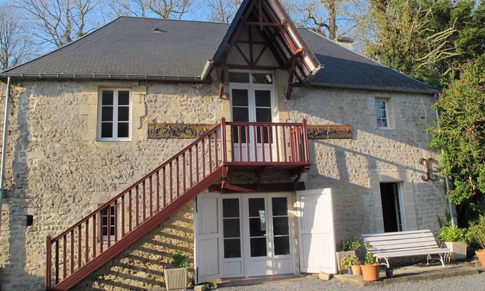 Asnieres-en-Bessin House | Inviting Retreat at Château d'Asnières en Bessin, Omaha Beach