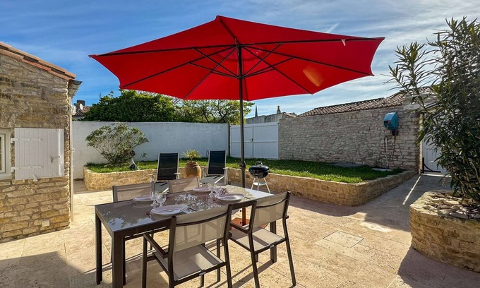Ars-en-Re House | Delightful Retreat in Ars en Ré with Garden & Ocean Views
