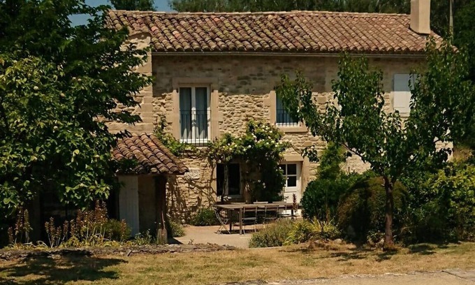 Grignan House | Idyllic Countryside Retreat with River Views and Pool