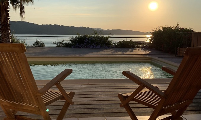 Figarella House | Inviting House with Bay View and Private Swimming Pool