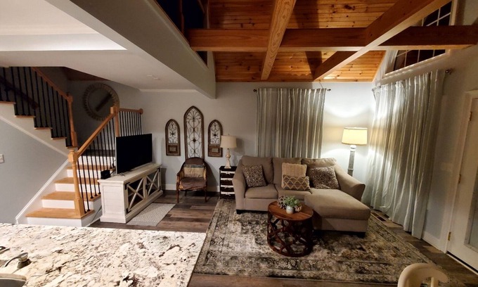 Covington House | Scenic Lake Home with Private Dock & Pool - Rated 9.8