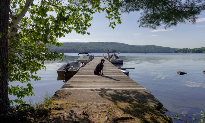 Mount Sunapee House | Idyllic Lakeside Cabin with Dock & Ski Access Near Mt. Sunapee
