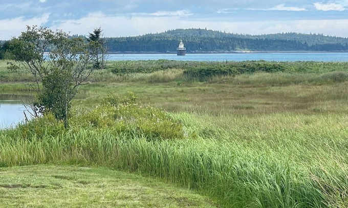 Lubec Cottage | Modern Waterfront Cottage Retreat in Lubec with Pool & Views