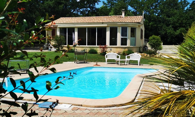 Cruviers-Lascours Villa | Elegant Private Villa with Pool and Garden Oasis