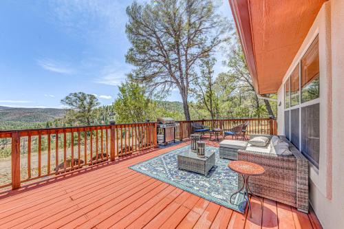 Ruidoso House | Idyllic Ruidoso House with Deck and Mountain Views